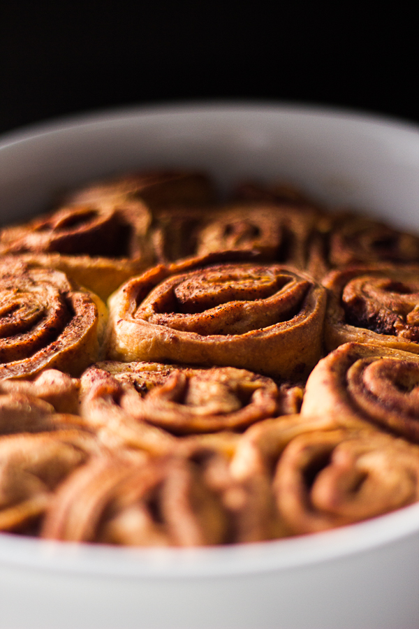 Cinnamon Rolls Baking